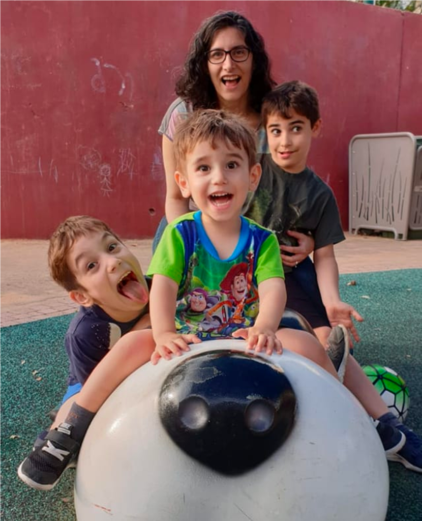 איילת צוויג והילדים
